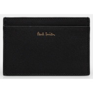 πορτοφόλι paul smith χρώμα: μαύρο, m1a-4768-cmulti 100% δέρμα