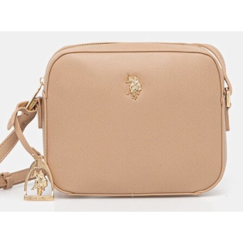 τσάντα u.s. polo assn. jones χρώμα μπλε, beuje8655wvp 100%