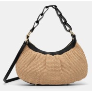 τσάντα answear.lab χρώμα: μαύρο κύριο υλικό: 70% rafia, 30% φυσικό δέρμα
φόδρα: 100% πολυεστέρας