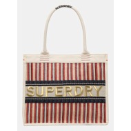 τσάντα superdry χρώμα ...