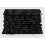 δερμάτινη τσάντα allsaints bettina χρώμα: μαύρο, w448xc κύριο υλικό: 100% δέρμα πρόβατου
φόδρα: 100%