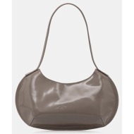 δερμάτινη τσάντα by far χρώμα: γκρι, mwbsb056cl017bg037pl 100% φυσικό δέρμα
φόδρα: 60% πολυαμίδιο, 4