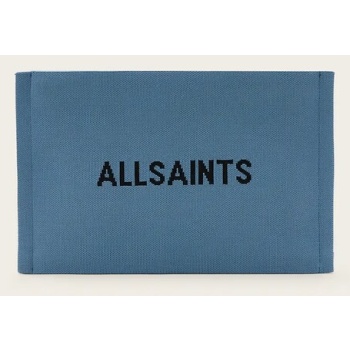 τσάντα allsaints izzy χρώμα μαύρο, w445xc 100%