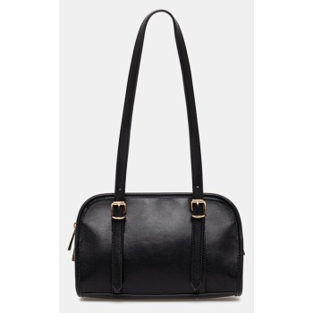 τσάντα aldo kailyy χρώμα μαύρο, 13989667 δερμάτινη