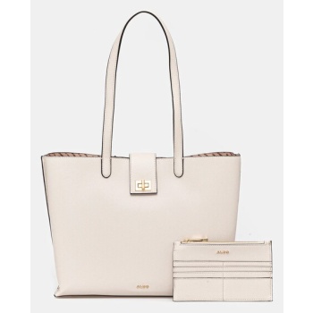 τσάντα aldo agraleder χρώμα ροζ, 13767114 δερμάτινη