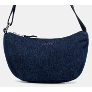 τζιν τσάντα levi`s χρώμα: ναυτικό μπλε, d7770-0015 κύριο υλικό: 100% βαμβάκι
φόδρα: 100% βαμβάκι