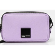 τσάντα karl lagerfeld jeans χρώμα: μοβ, a3w30202 κύριο υλικό: 100% πολυουρεθάνη
φόδρα: 100% πολυεστέ