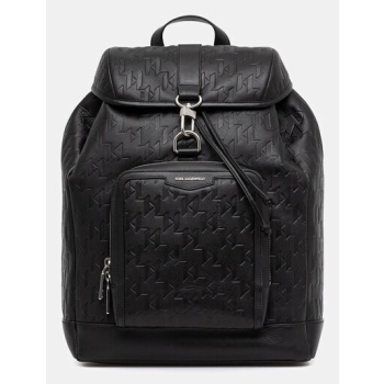 δερμάτινο σακίδιο karl lagerfeld k/loom ανδρικό, χρώμα