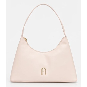 δερμάτινη τσάντα furla χρώμα ροζ, wb00782.ax0733.0496s1007