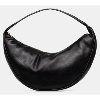 τσάντα calvin klein χρώμα μαύρο, lv04f3009g κύριο υλικό