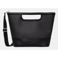 τσάντα united colors of benetton χρώμα: ροζ, 67o1dy07s φόδρα: 90% πολυεστέρας, 10% πολυεστέρας με επ