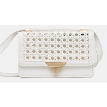 τσάντα aldo zenithmini χρώμα άσπρο, 13989732 κύριο υλικό