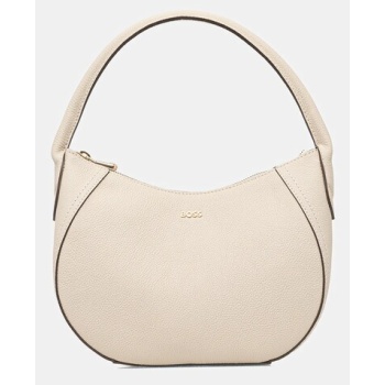 δερμάτινη τσάντα boss χρώμα μπεζ, 50547946 κύριο υλικό