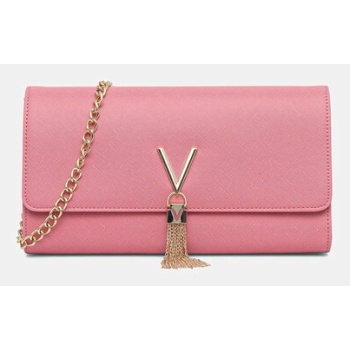 τσάντα valentino bags χρώμα ροζ, vbs1ij01 κύριο υλικό