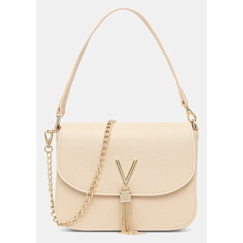 τσάντα valentino bags χρώμα μπεζ, vbs1ij04 ζώνη 100%