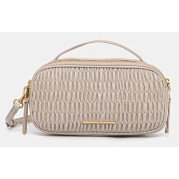 τσάντα calvin klein χρώμα μπεζ, lv04k3184g 100%