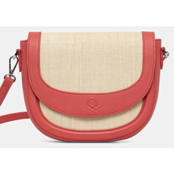 τσάντα united colors of benetton χρώμα ροζ, 6nyfdy07r