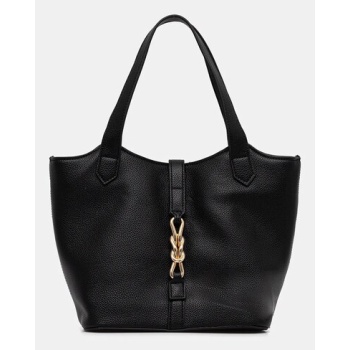 τσάντα aldo maribella χρώμα μαύρο, 13989689 κύριο υλικό