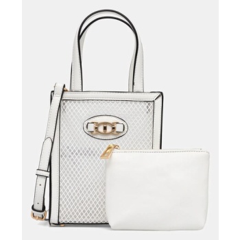τσάντα aldo adelia χρώμα άσπρο, 14009835 υλικό 1 40%