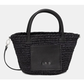 τσάντα από ραφιά iro χρώμα μαύρο, wm44narcy κύριο υλικό