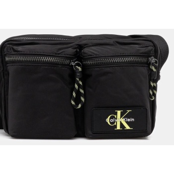 σακίδιο calvin klein χρώμα μαύρο, lv04g3178g 100%