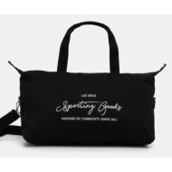 βαμβακερή τσάντα les deux χρώμα: μαύρο, 1000193 100% βαμβάκι