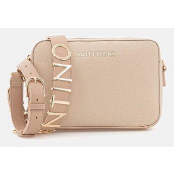 τσάντα valentino bags χρώμα μπεζ, vbs5a809 κύριο υλικό