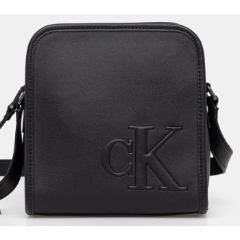 σακίδιο calvin klein χρώμα μαύρο, lv04g3157g 100%