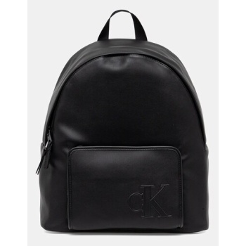 σακίδιο πλάτης calvin klein χρώμα μαύρο, lv04g3155g 100%