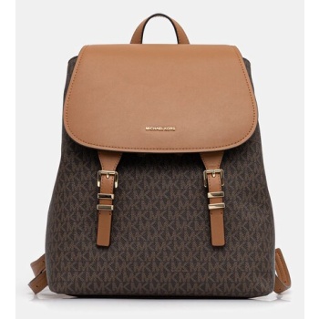 σακίδιο πλάτης michael michael kors quinn χρώμα καφέ