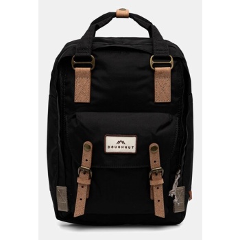 σακίδιο πλάτης doughnut macaroon jungle χρώμα μαύρο