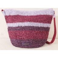 τσάντα women`secret χρώμα: μπλε, 3069513 100% χαρτί