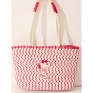 τσάντα παραλίας women`secret χρώμα: μπεζ, 3069515 50% πολυεστέρας, 30% βαμβάκι, 13% βισκόζη, 4% πολυ