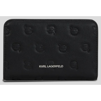 πορτοφόλι karl lagerfeld χρώμα μαύρο, a3w32005 πολυουρεθάνη