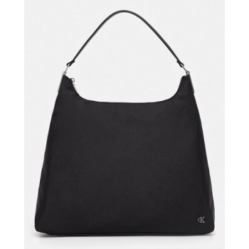 τσάντα calvin klein χρώμα μαύρο, lv04k3218g 100%