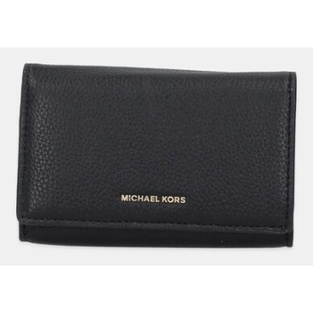 πορτοφόλι michael michael kors χρώμα μαύρο, 32t5gj6d9l