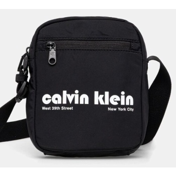 σακίδιο calvin klein χρώμα μαύρο, lv04g3180g 100%
