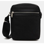 σακίδιο calvin klein χρώμα: μαύρο, lv04d3175g υφαντικό υλικό