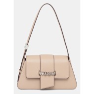 τσάντα hugo χρώμα μπεζ ...