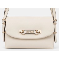 τσάντα guess lefia χρώμα: μπεζ, hwbg96 44190 κύριο υλικό: 100% πολυουρεθάνη
φόδρα: 100% πολυεστέρας