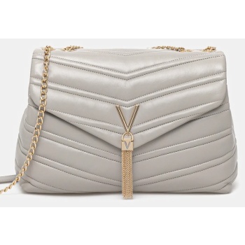 τσάντα valentino bags χρώμα γκρι, vbs8dn09 κύριο υλικό