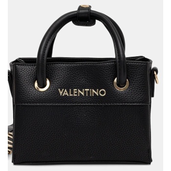 τσάντα valentino bags χρώμα μαύρο, vbs5a805 κύριο υλικό