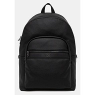 σακίδιο πλάτης hugo χρώμα: μαύρο, 50547423 κύριο υλικό: 62% ανακυκλωμένη πολυουρεθάνη, 30% πολυεστέρ