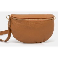 δερμάτινη τσάντα φάκελος answear.lab χρώμα: καφέ 100% φυσικό δέρμα