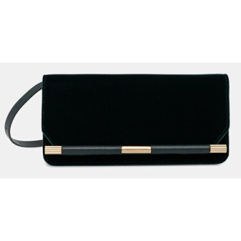 τσάντα victoria beckham χρώμα πράσινο, b325aac006650a