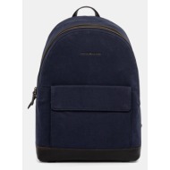 σακίδιο πλάτης tommy hilfiger χρώμα: ναυτικό μπλε, am0am13501 84% πολυεστέρας, 16% πολυαμίδιο
