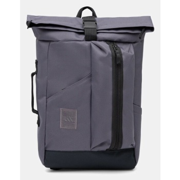 σακίδιο πλάτης adidas χρώμα γκρι, jm5445 κύριο υλικό 100%