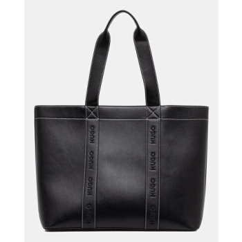 τσάντα hugo χρώμα μαύρο, 50547481 60% πολυεστέρας, 40%