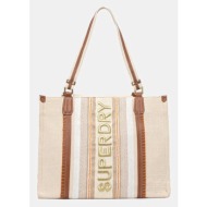τσάντα superdry χρώμα ...