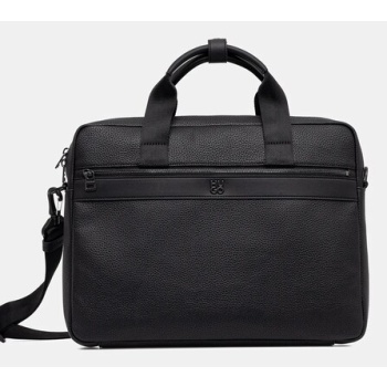 τσάντα φορητού υπολογιστή hugo χρώμα μαύρο, 50547428 κύριο